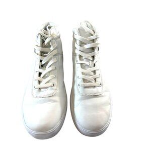 Hurley Womens Sneakers Candy Mid Top White Black Logo Size 9.5 M